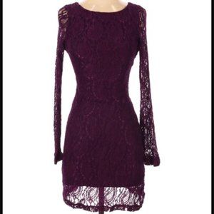 NWT Tarte Purple Lace Dress